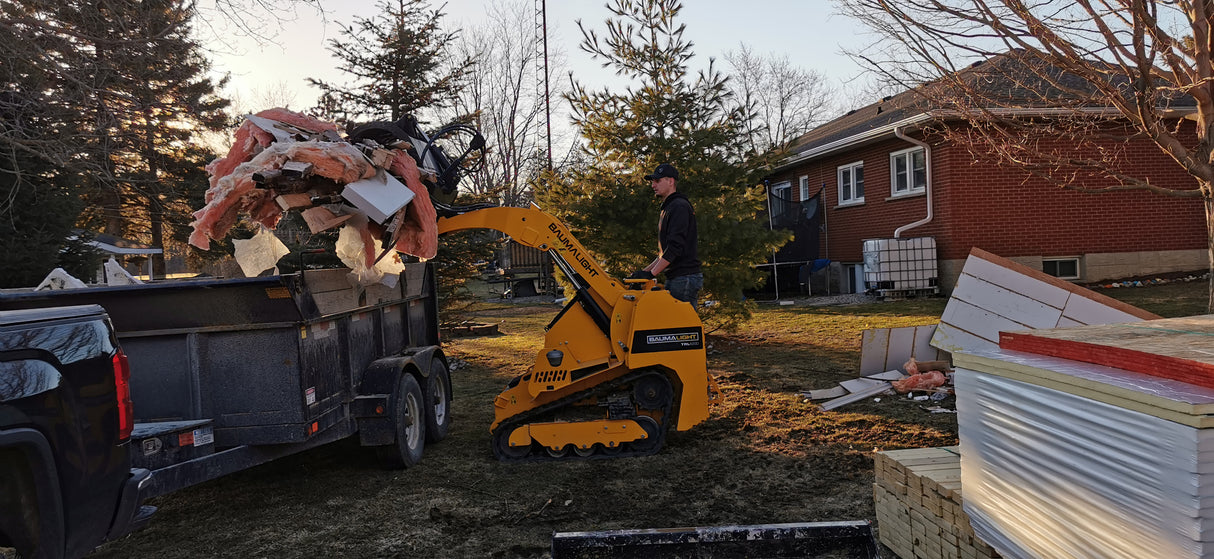2026 BAUMALIGHT trl536d mini skid track loader 25hp kubota diesel