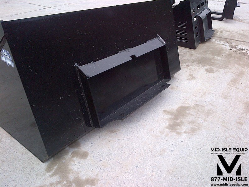 44" Blue Diamond Min Skid Steer Bucket with teeth by Blue Diamond Attachments
