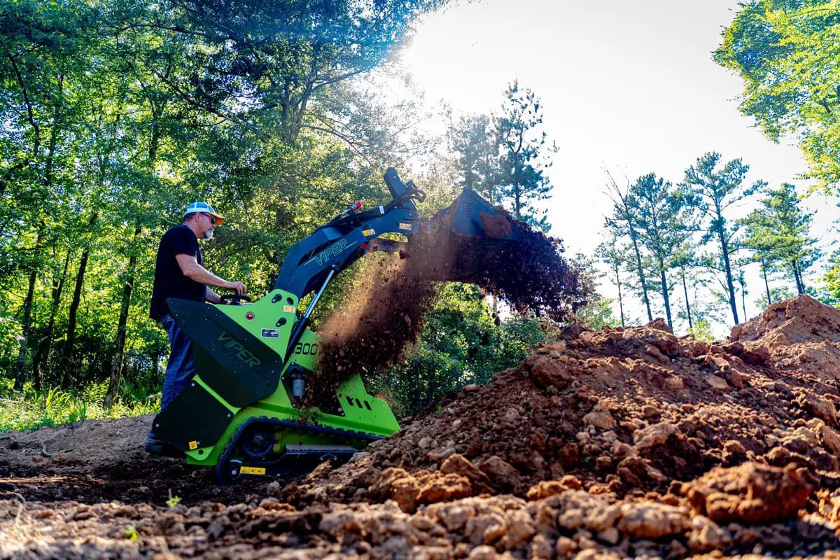 2025 Viper V1300X Mini Skid Track Loader by Viper Loader