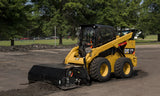 CATERPILLAR BU118 SKID STEER POLY BROOM WITH BUCKET
