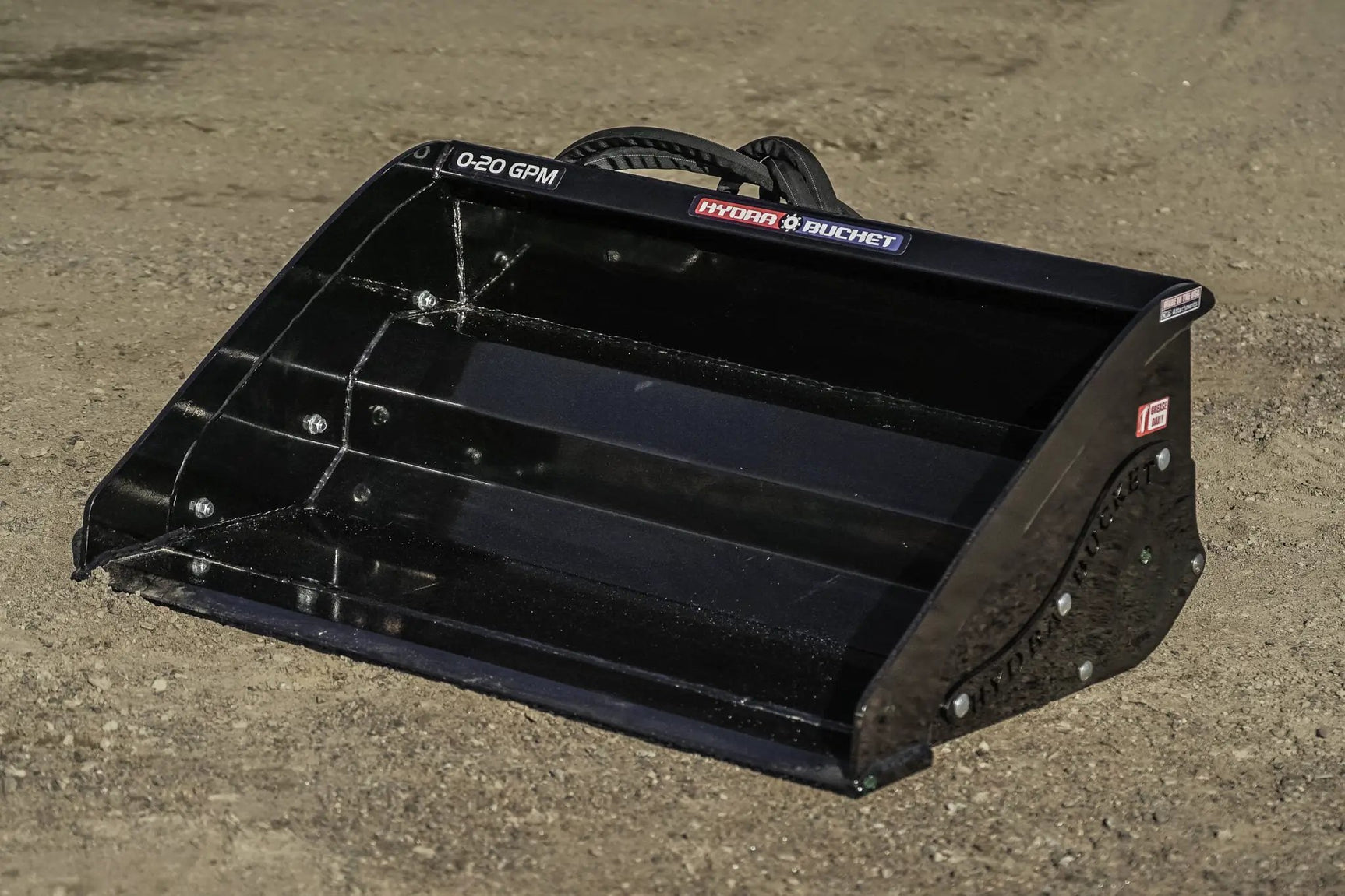 CMP HYDRA BUCKET FOR SKID STEER BUILT IN HARLEY RAKE by CMP Attachments