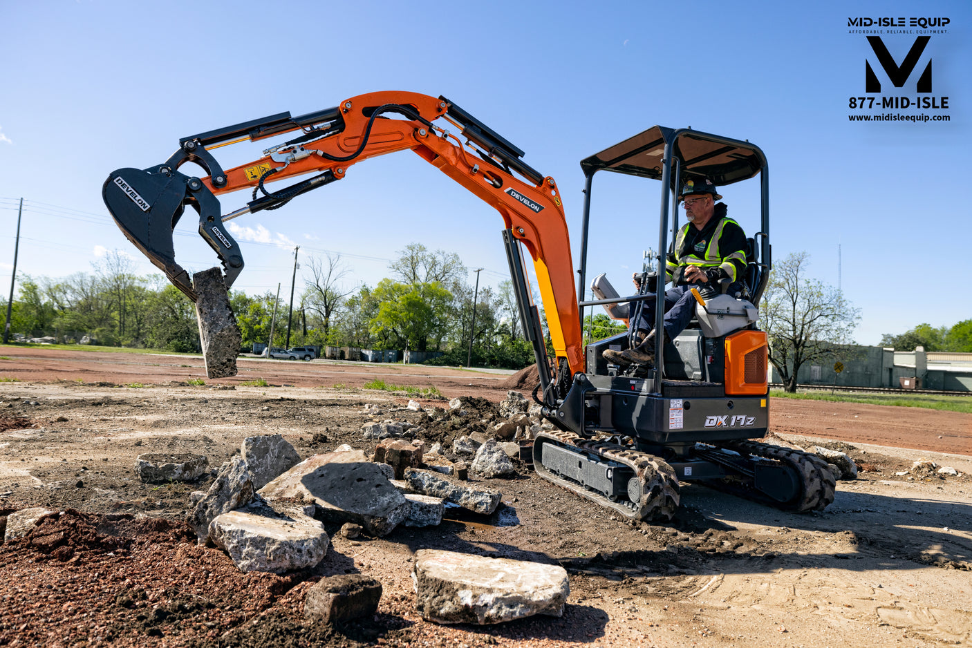 DEVELON DX17Z-7 Mini Excavator *CALL FOR PRICE* by Develon