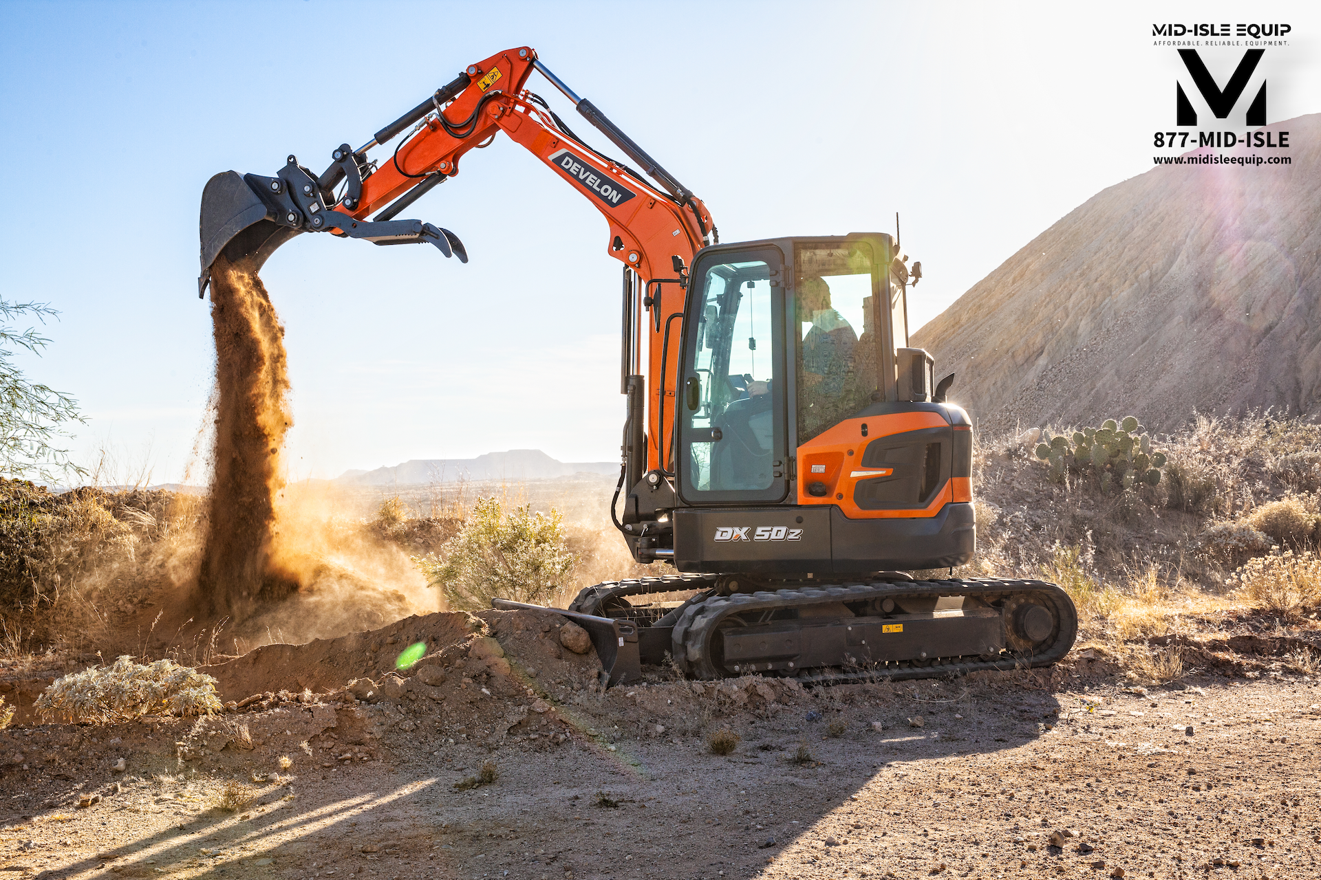 DEVELON DX50Z-7 Mini Excavator *CALL FOR PRICE*