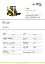 2026 WACKER NEUSON ST31 SKID STEER TRACK LOADER