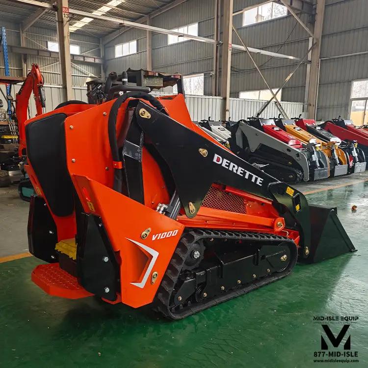2025 DERETTE V1000 25HP KUBOTA DIESEL MINI SKID STEER by Mid-Isle Equipment