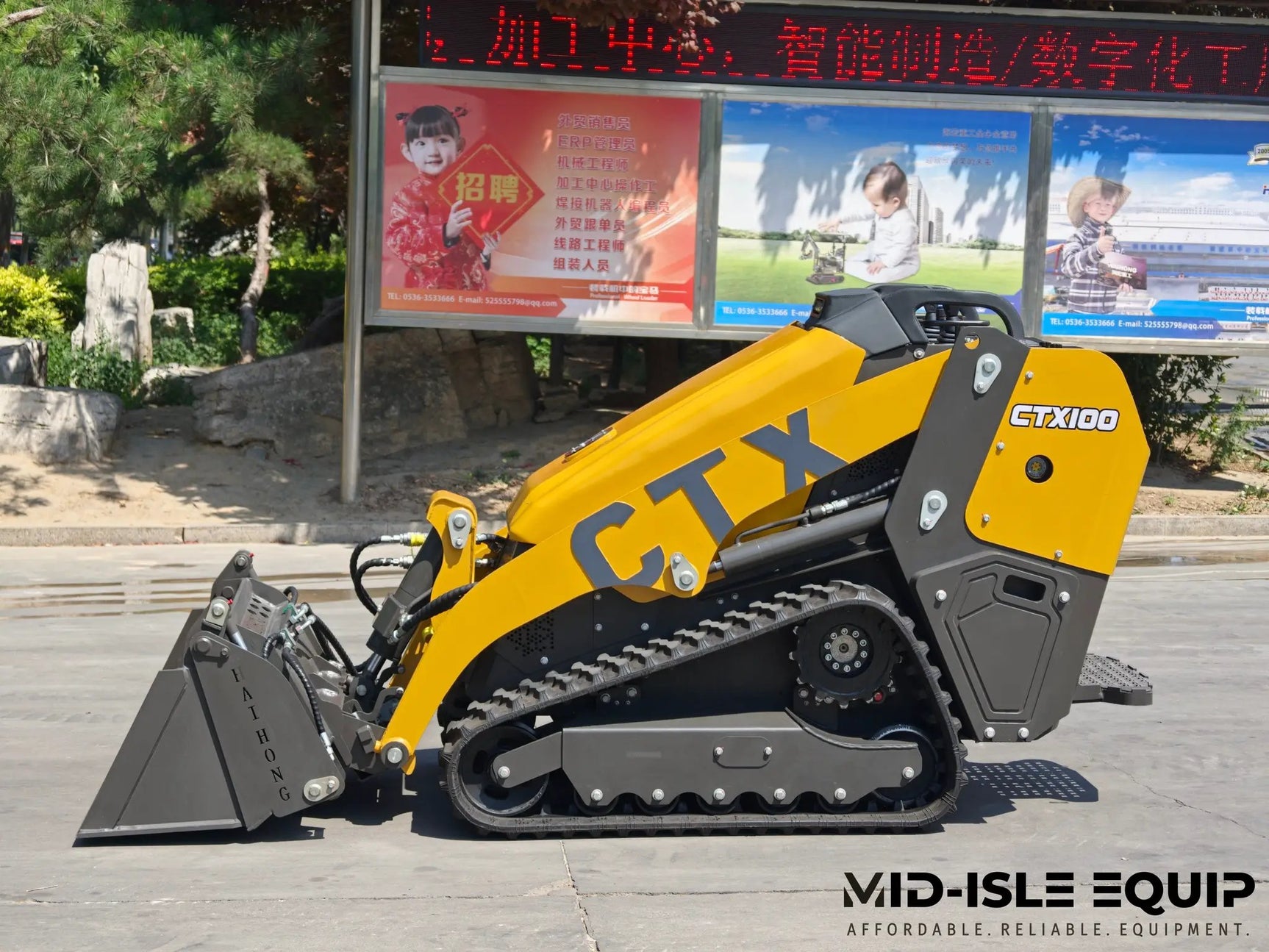 2026 CTX100 MINI SKID TRACK LOADER 25HP KUBOTA DIESEL by Mid-Isle Equipment