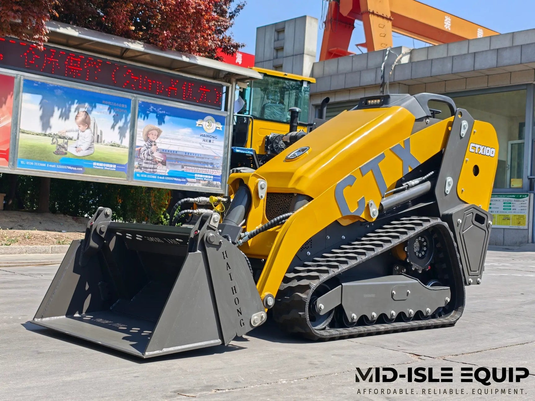 2026 CTX100 MINI SKID TRACK LOADER 25HP KUBOTA DIESEL by Mid-Isle Equipment