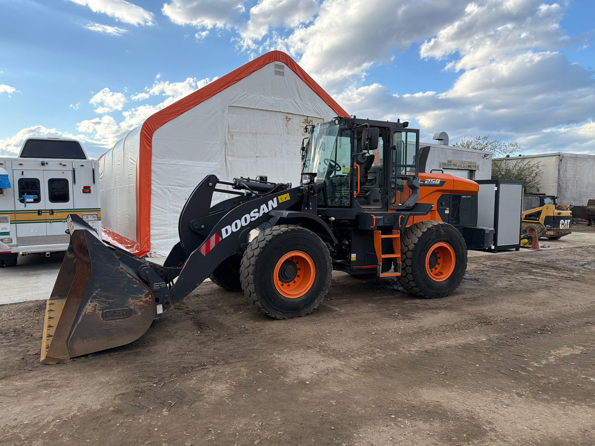 2022 DOOSAN DL250-7 FRONT END LOADER HIGH LIFT W/ SCALE