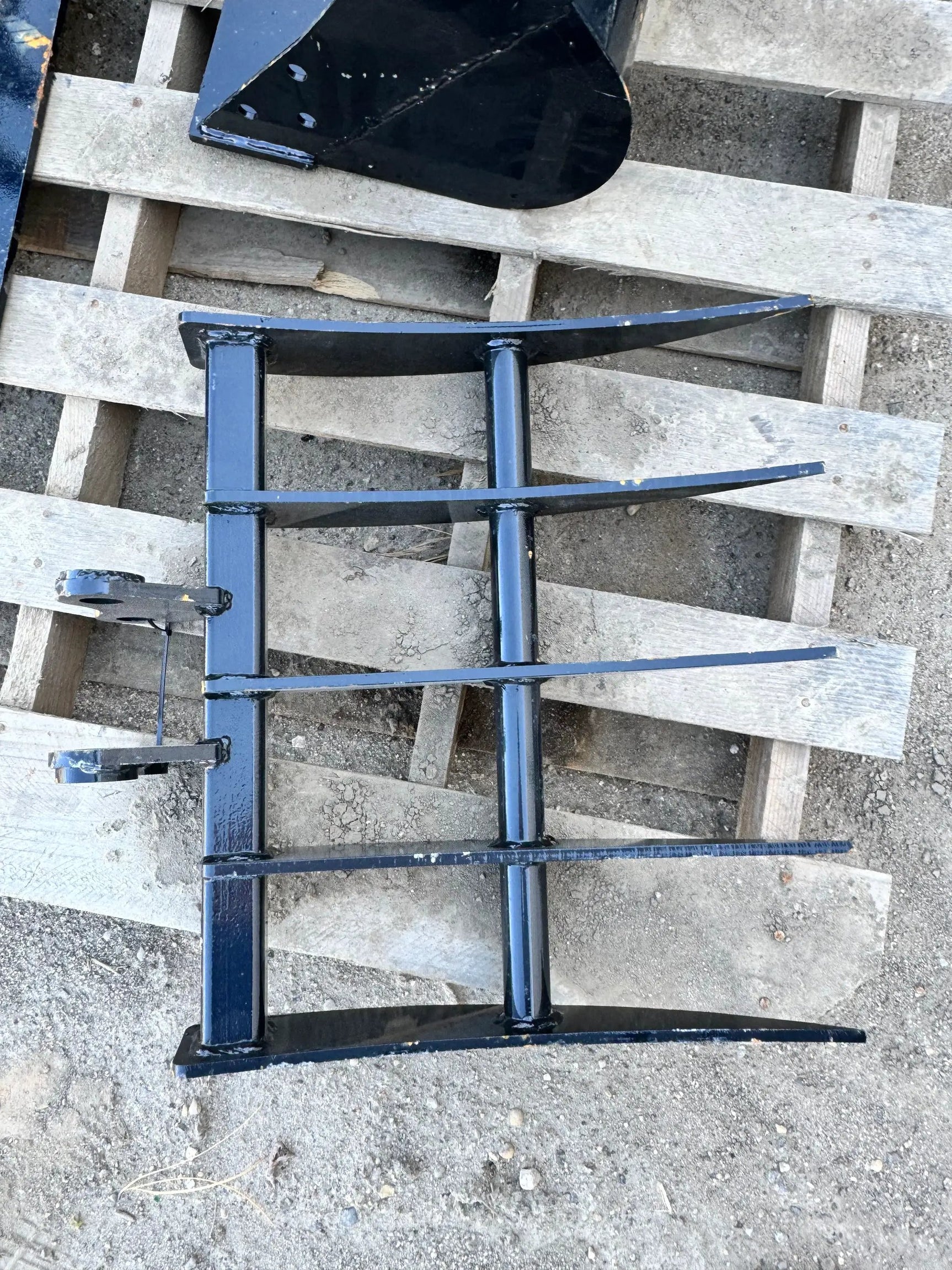 Rake Attachment for 1-ton Mini Excavator 25mm pins by MIVA