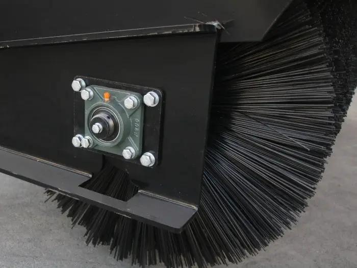 72" Wolverine HD Skid Steer Angle Brush Skid Steer Attachment by Wolverine