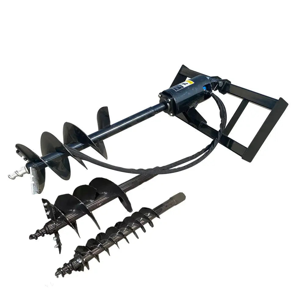 AGT Hydraulic Auger for Skid Steer with 3 Bits by AGT