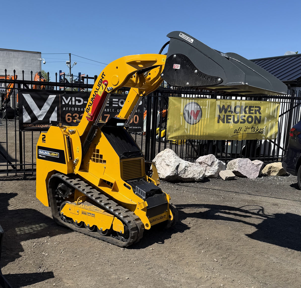 2026 BAUMALIGHT trl536d mini skid track loader 25hp kubota diesel