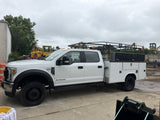 2019 Ford F550 XL Crew Cab 4X4 Power Stroke Diesel Utility Truck