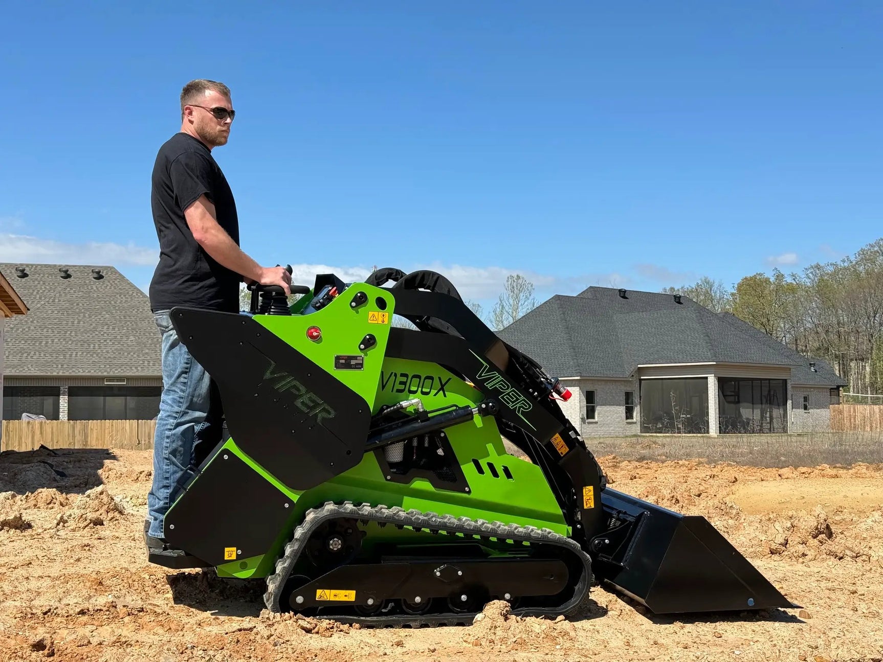 2025 Viper V1300X Mini Skid Track Loader by Viper Loader