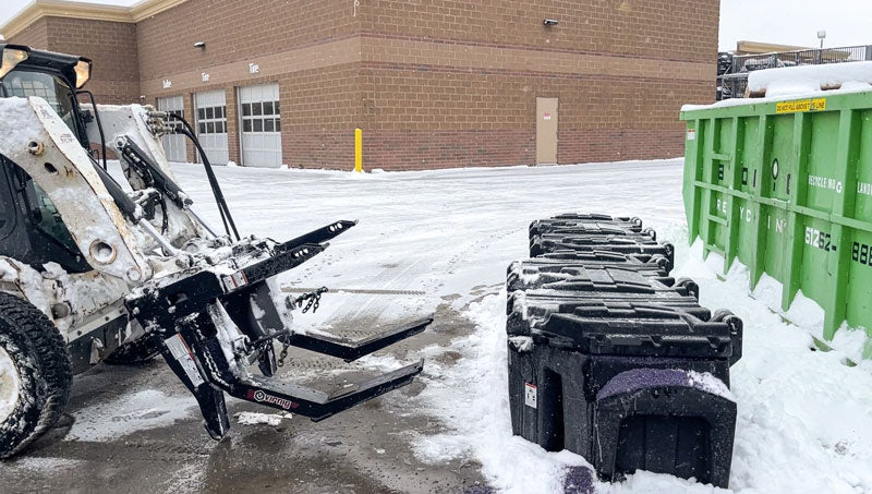 VIRNIG SALT SPREADER FOR SKID STEER