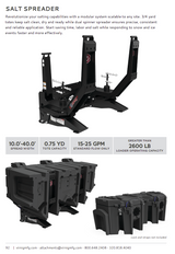 VIRNIG SALT SPREADER FOR SKID STEER