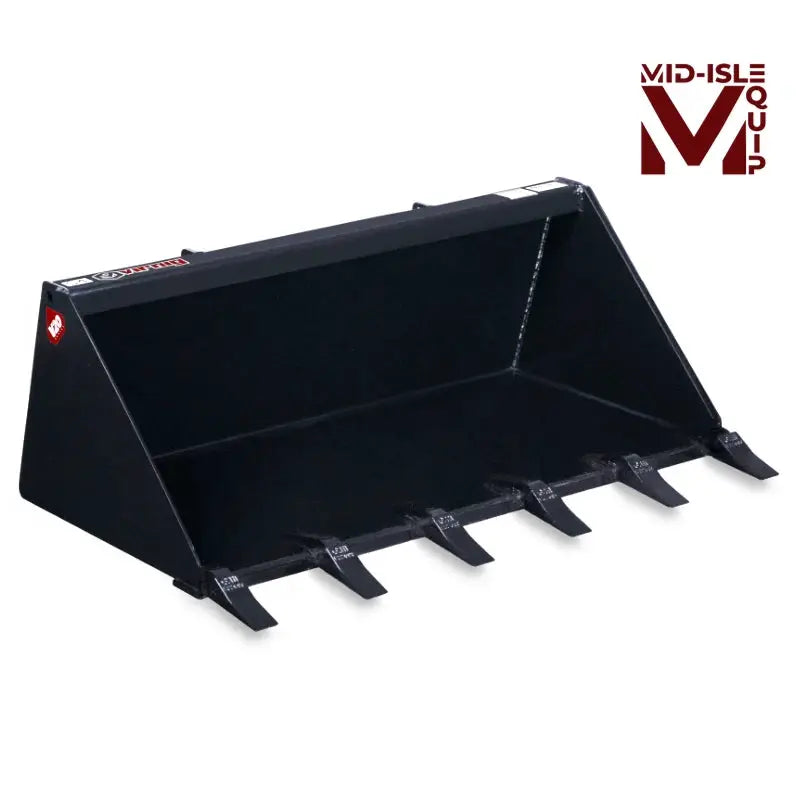 VIRNIG 44" HIGH-CAPACITY BUCKET WITH TEETH FOR MINI SKID STEER by Virnig