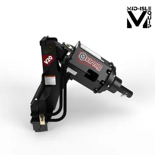 VIRNIG V20 AUGER ATTACHMENT FOR MINI SKID STEER by Virnig
