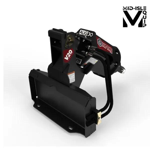 VIRNIG V20 AUGER ATTACHMENT FOR MINI SKID STEER by Virnig