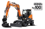 DEVELON DX100W-7 Mini Wheel Excavator