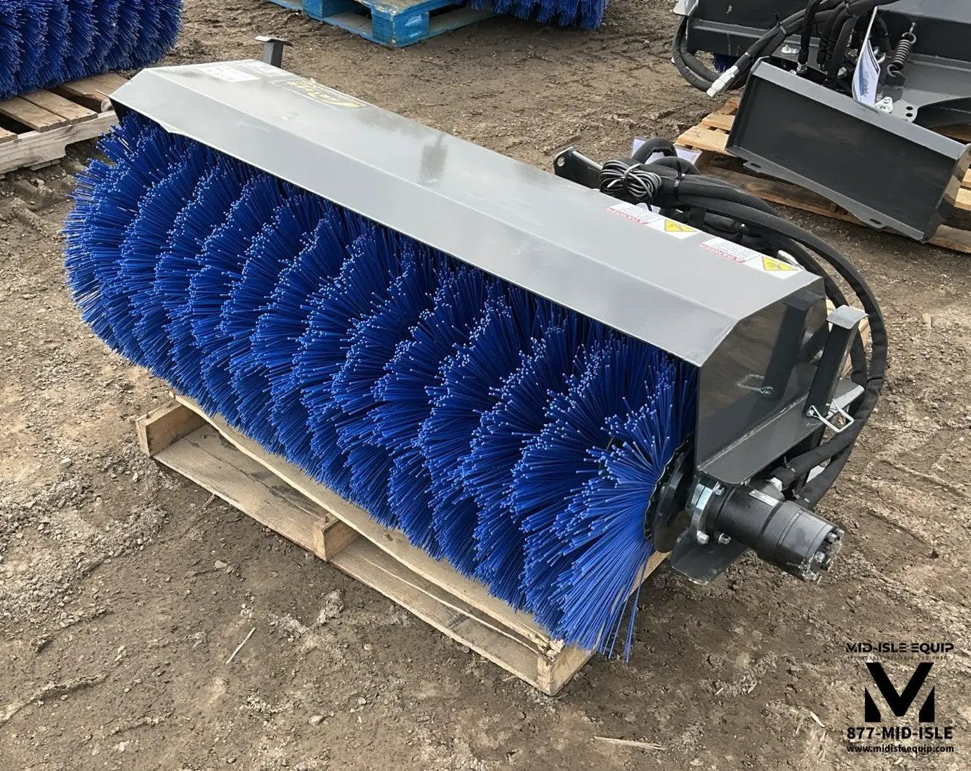 48" Arteer Equipment Sweeper Angle Broom for Mini Skid Steer by Arteer Equipment