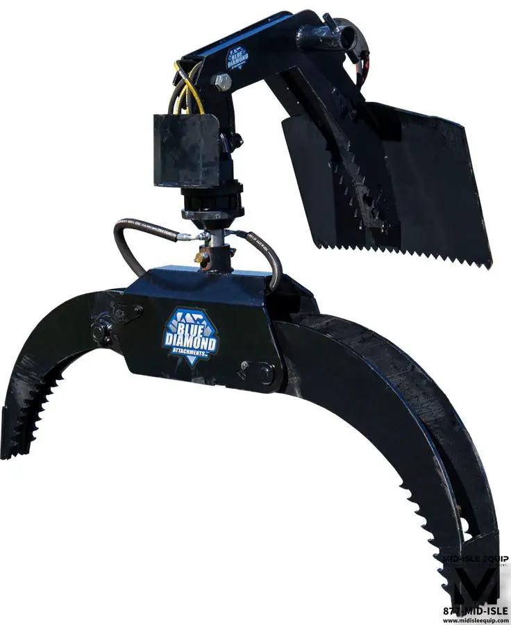 BLUE DIAMOND MINI ROTATING LOG GRAPPLE BRANCH MANAGER by Blue Diamond Attachments