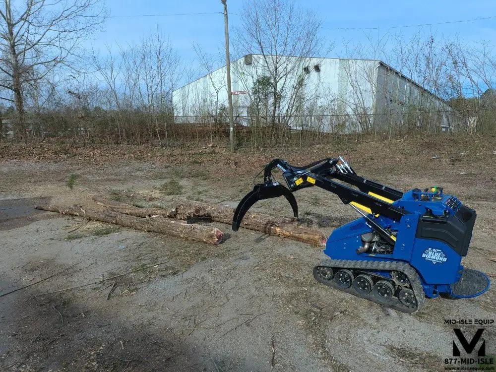 BLUE DIAMOND MINI ROTATING LOG GRAPPLE BRANCH MANAGER by Blue Diamond Attachments