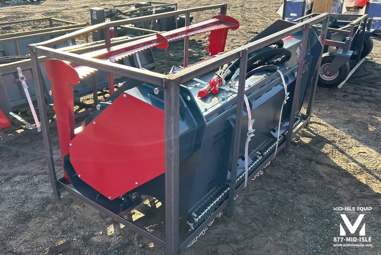 Handy 72" Drum Forestry Mulcher for Skid Steer HIGH FLOW by Handy