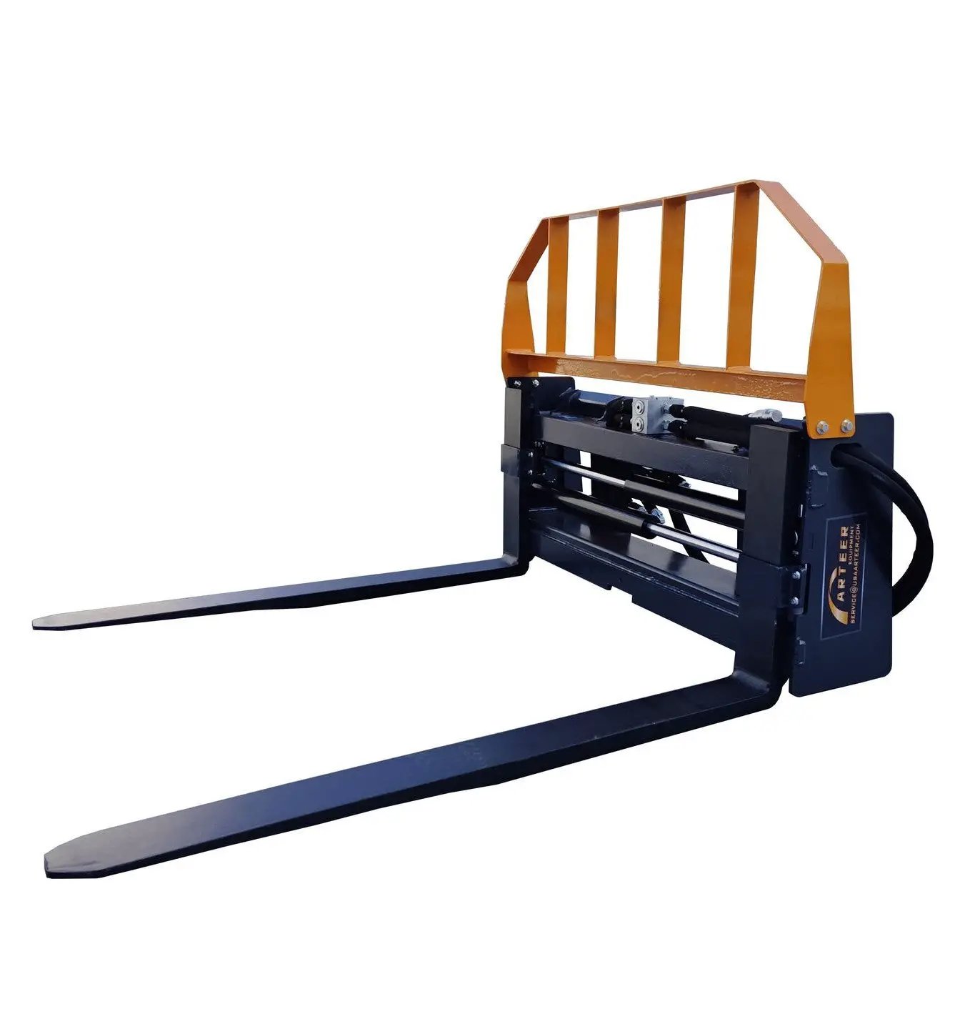 ARTEER 48" HYDRAULIC PALLET FORK ATTACHMENT FOR SKID STEER by Arteer Equipment