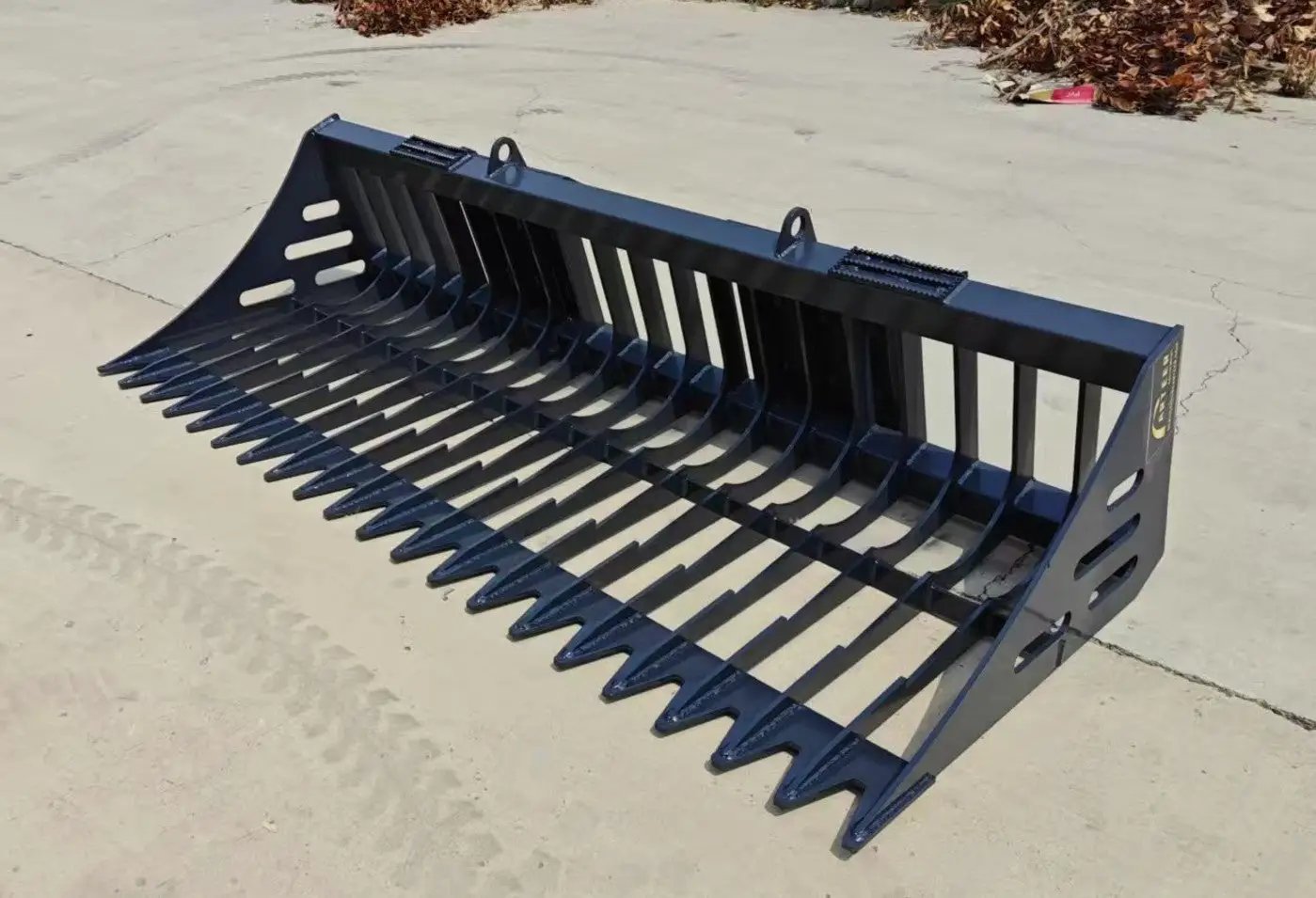 84" SKELETON ROCK BUCKET FOR SKID STEER by Arteer Equipment