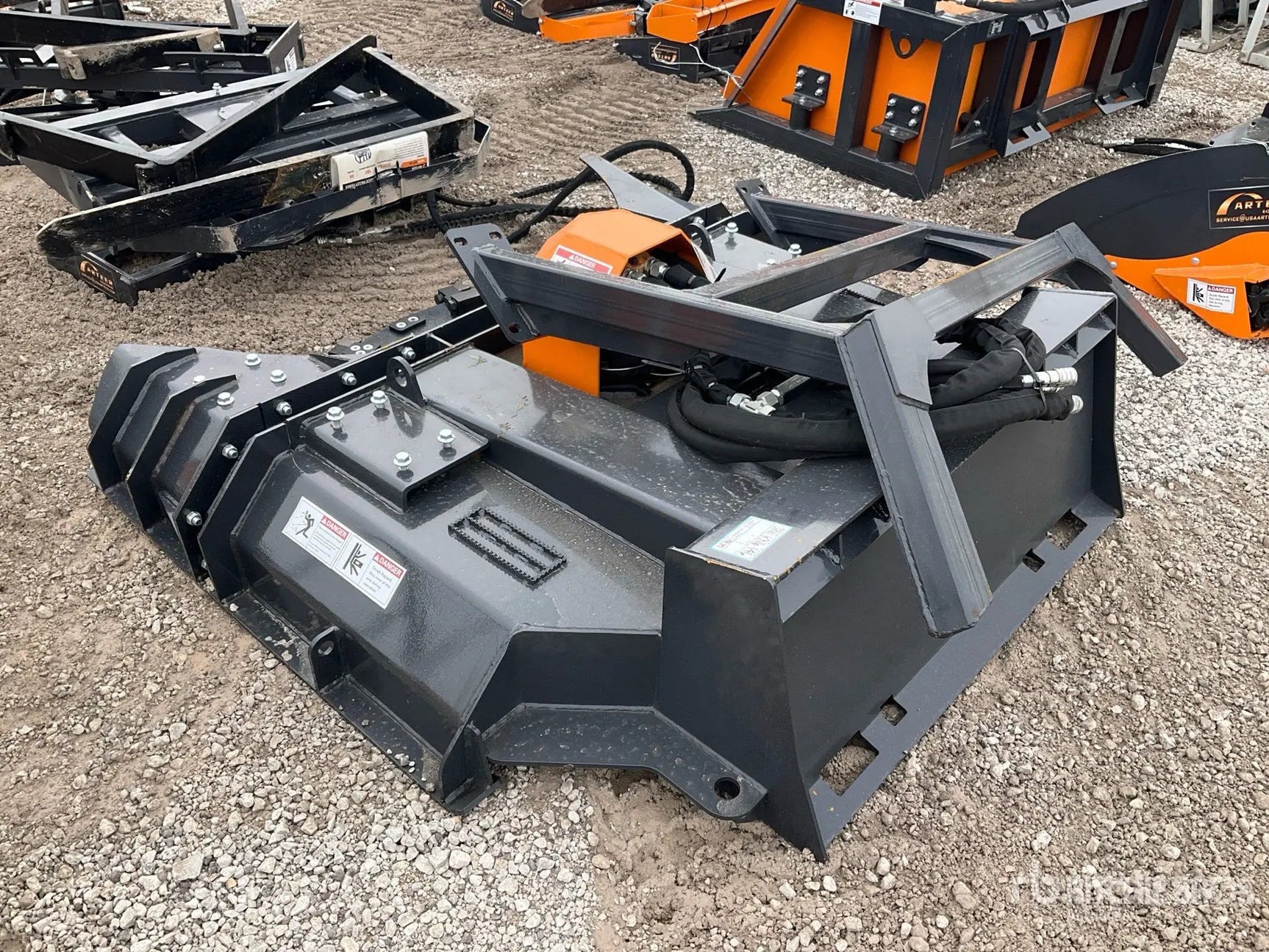 ARTEER DM-60D HIGH FLOW DISC MULCHER FOR SKID STEER by Arteer Equipment
