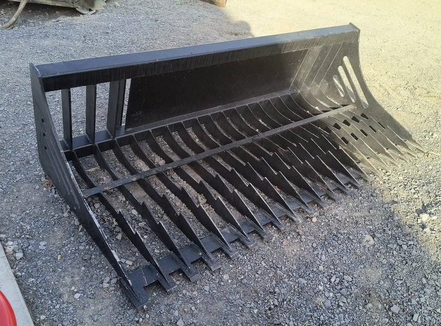 68" Wildcat Rock Skeleton Bucket for Skid Steer by Wildcat