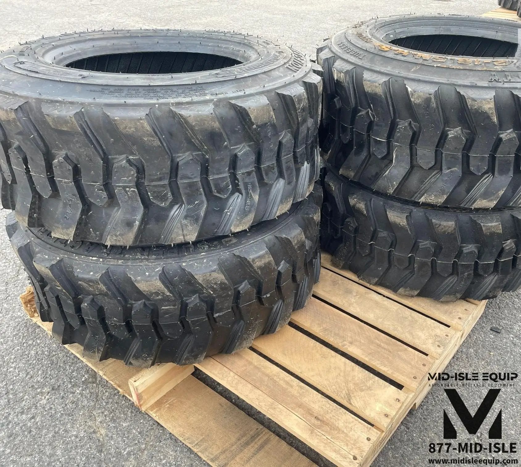 NEW SKID STEER TIRE SET 12-16.5 14 PLY by Forerunner