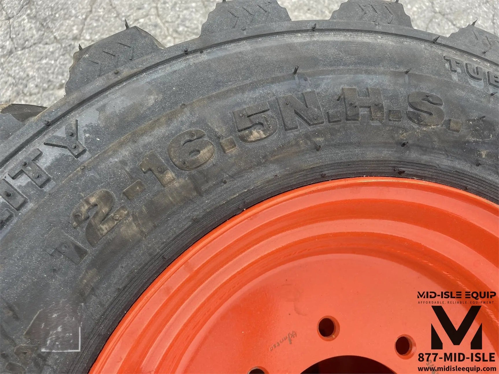 NEW BOBCAT SKID WHEELS & TIRES 12-16.5 by Forerunner