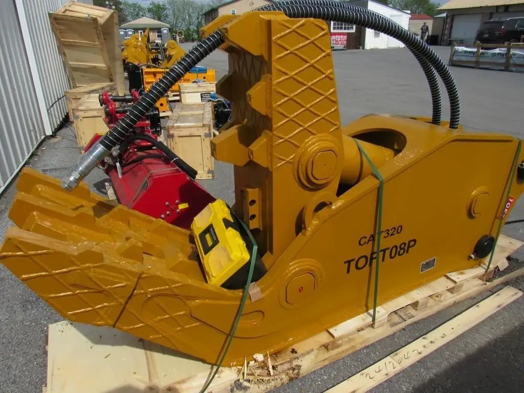 TOFT 20-30 TON HYDRAULIC PULVERIZER FOR EXCAVATOR CAT 320 PC200 by Toft
