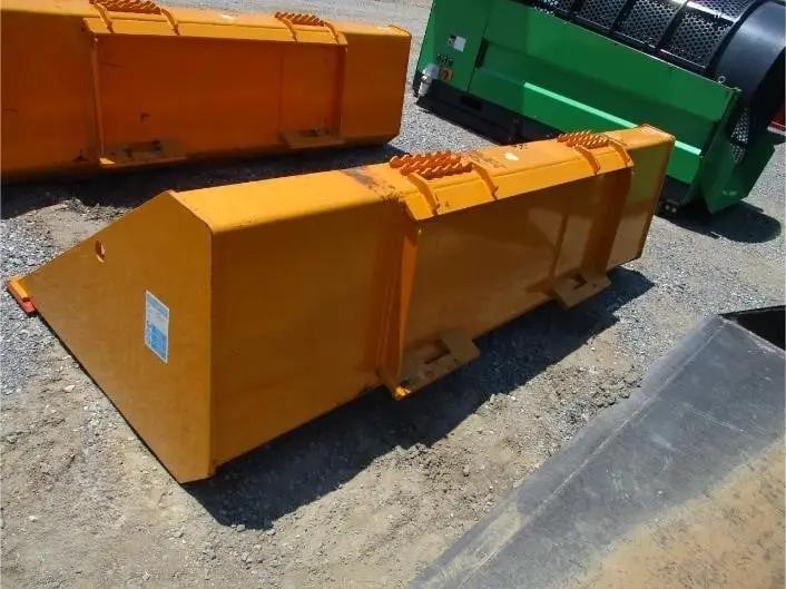 NEW SEVERE DUTY 84" BUCKET FOR SKID STEER WITH BOLT ON EDGE by Mid-Isle Equipment