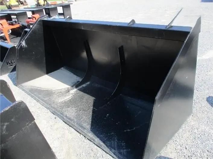 101" HIGH CAPACITY SKID STEER BUCKET FOR MULCH, SNOW, MANURE by Mid-Isle Equipment