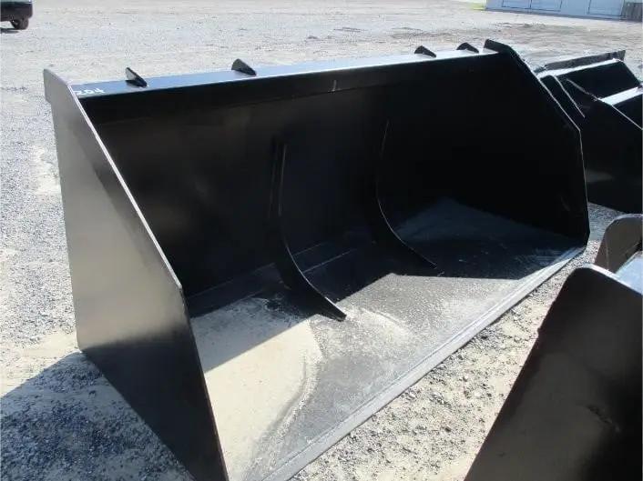 101" HIGH CAPACITY SKID STEER BUCKET FOR MULCH, SNOW, MANURE by Mid-Isle Equipment