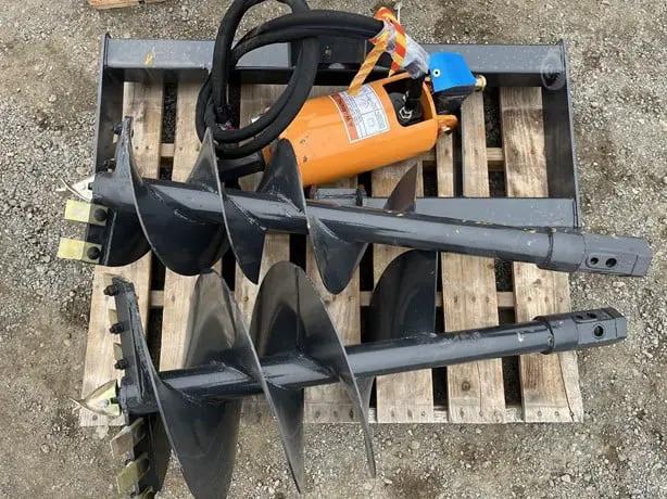 WOLVERINE SKID STEER AUGER ATTACHMENT 12" & 18" BITS by Wolverine