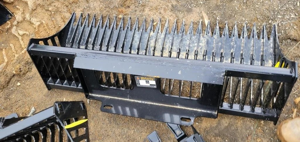 42" ROCK RAKE BUCKET FOR MINI SKID STEER DINGO