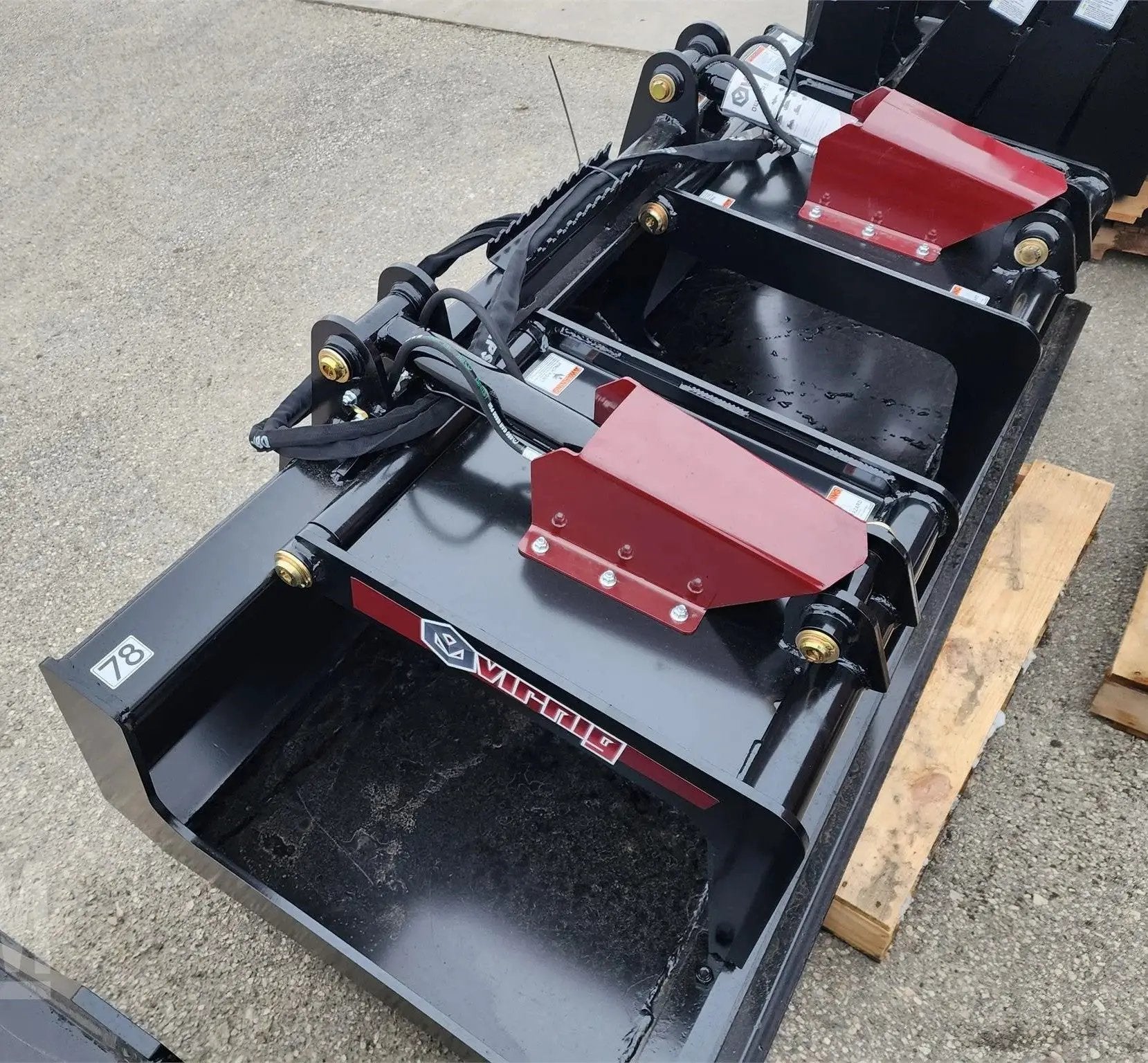VIRNIG V50 78" SCRAP GRAPPLE BUCKET FOR SKID STEER by Virnig