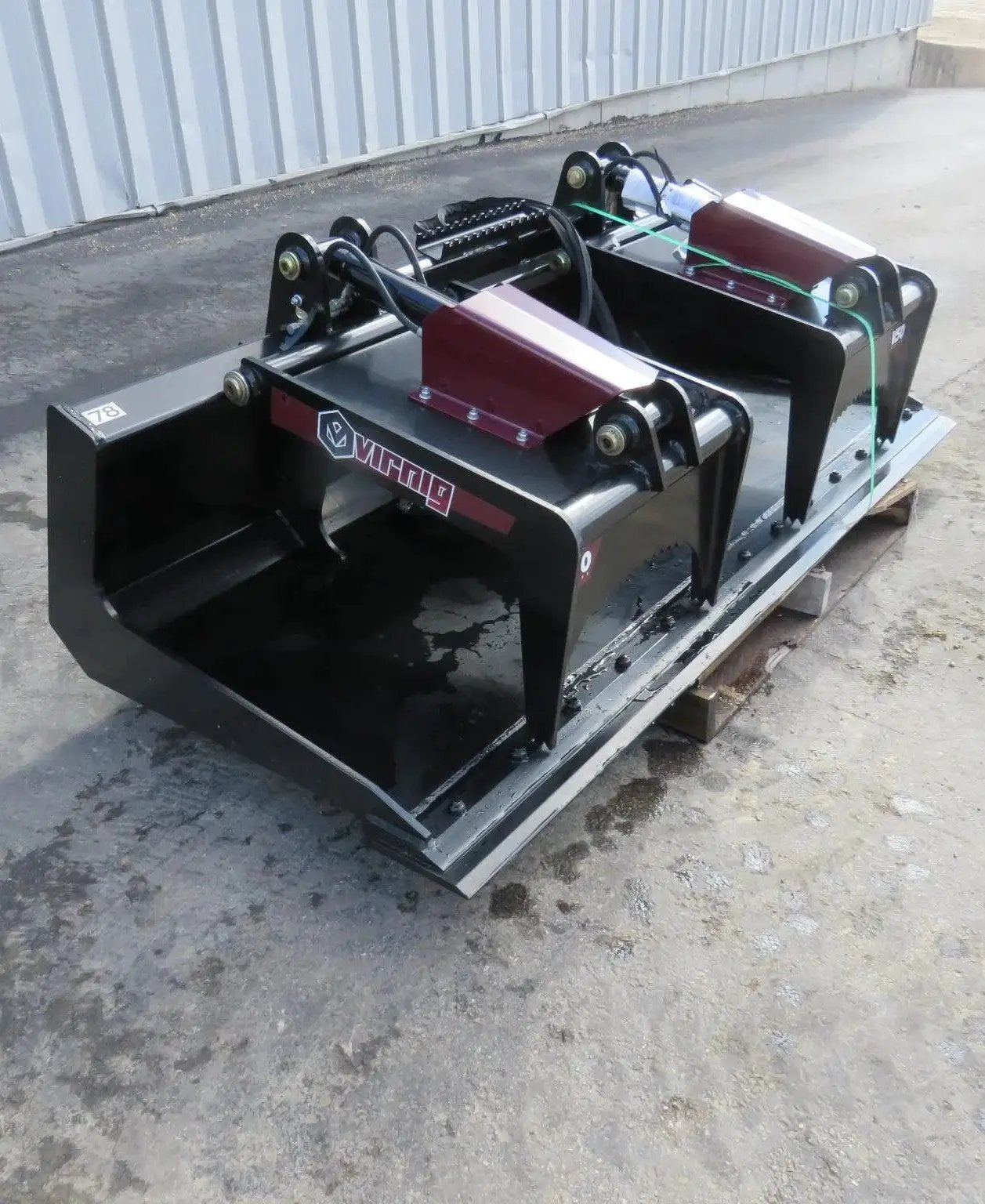 VIRNIG V50 78" SCRAP GRAPPLE BUCKET FOR SKID STEER by Virnig