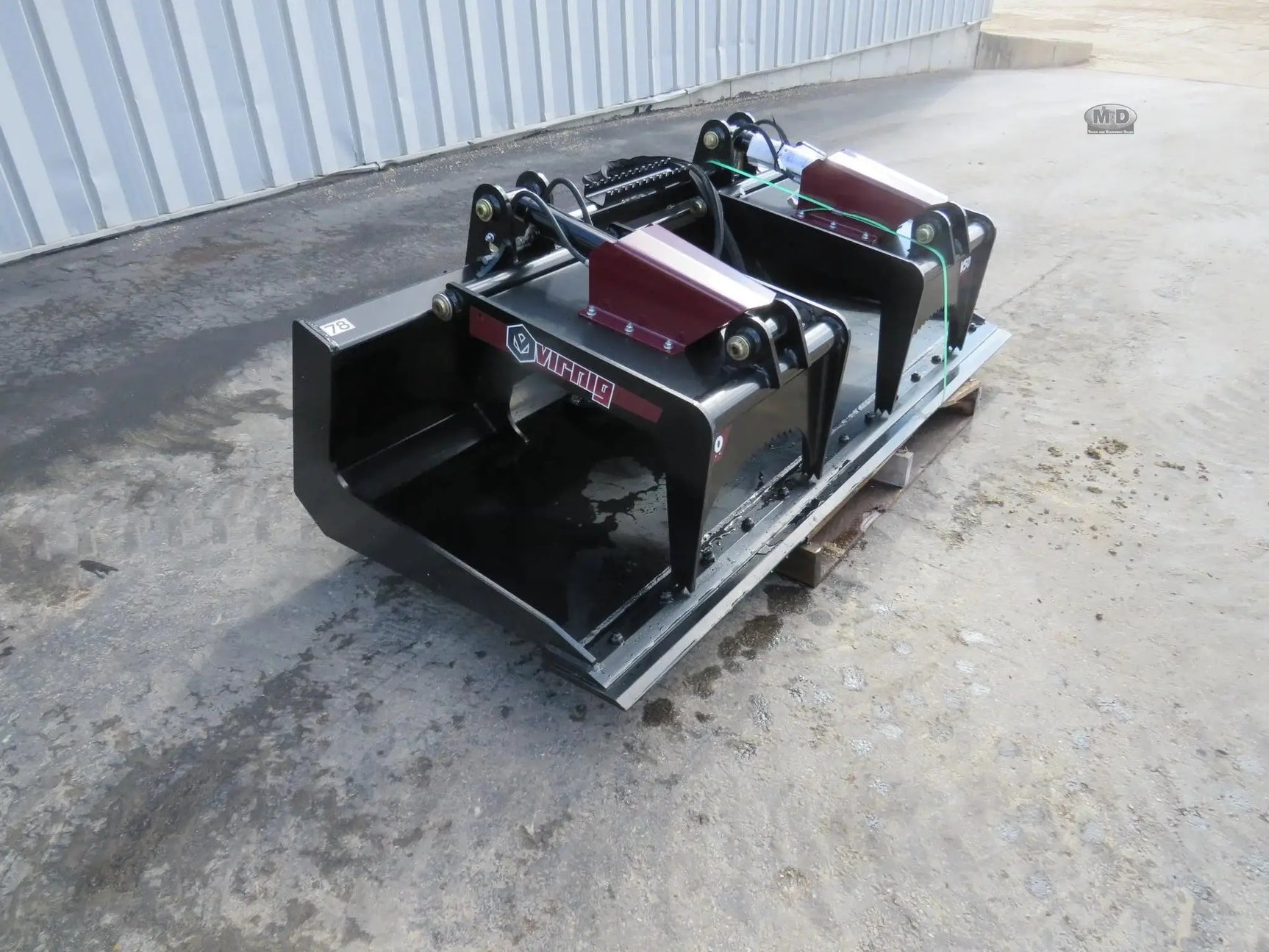 VIRNIG V50 78" SCRAP GRAPPLE BUCKET FOR SKID STEER by Virnig
