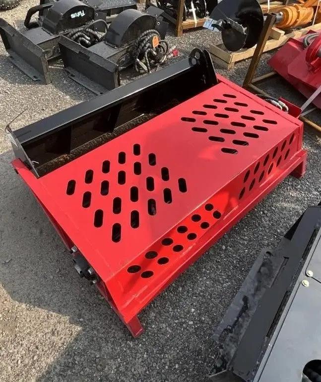 48" ROCK HOUND/ROCK RAKE FOR MINI SKID STEER by Future