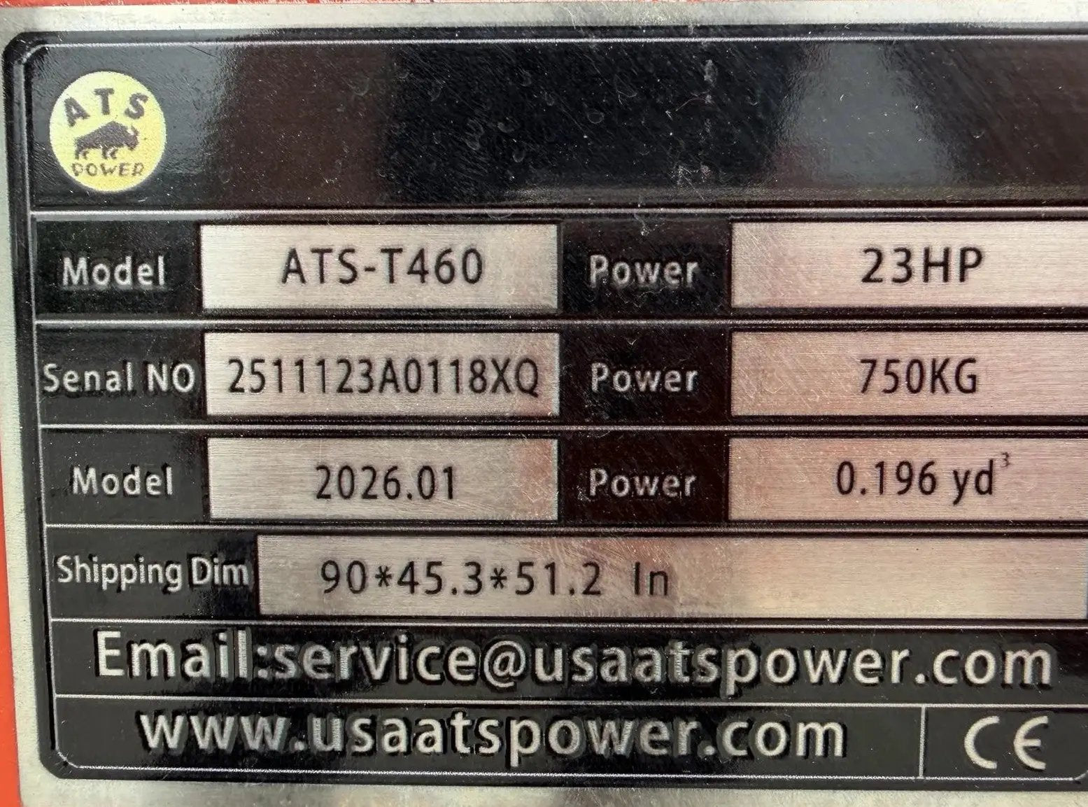 2026 ATS POWER T460 MINI SKID STEER TRACK LOADER by ATS POWER