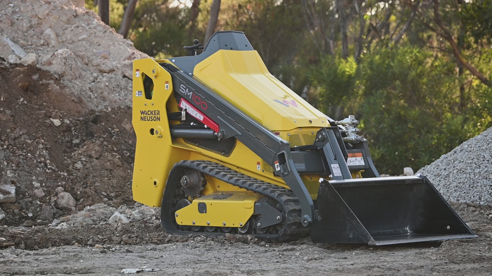 2026 Wacker Neuson Sm100 Mini Skid Steer Loader Demo