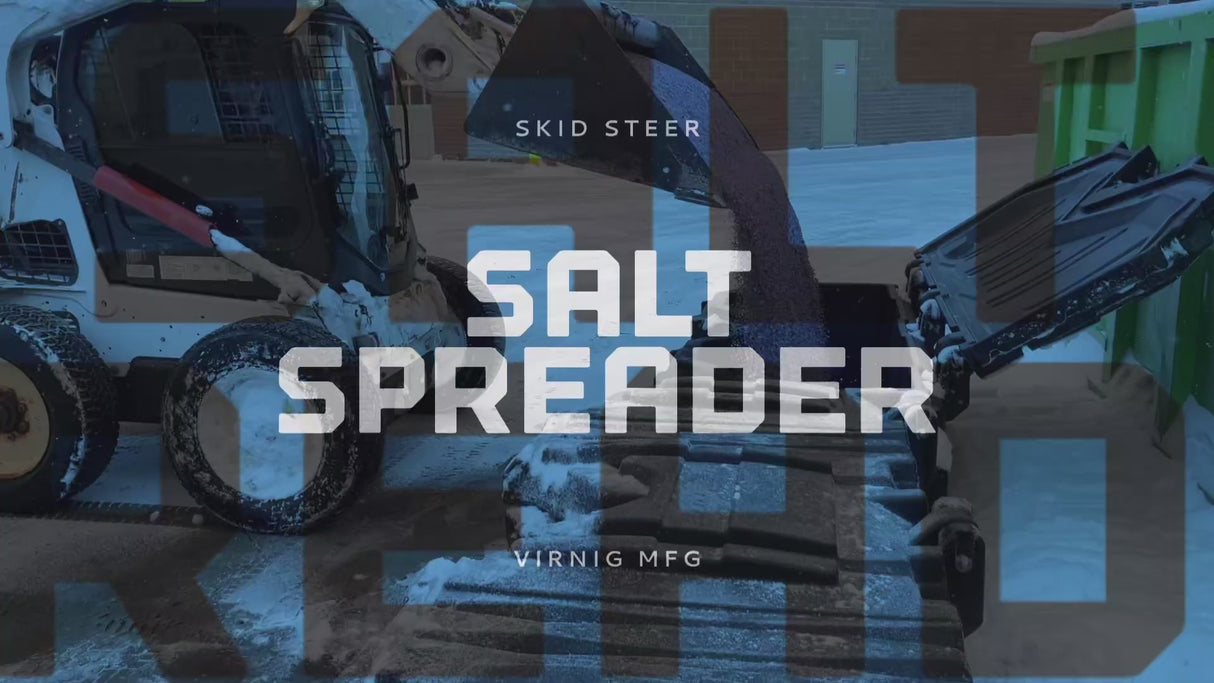 VIRNIG SALT SPREADER FOR SKID STEER