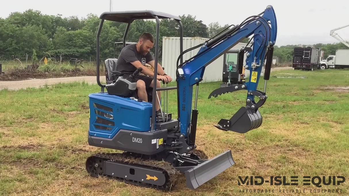 2026 AGT DM20 1.3 TON MINI KUBOTA DIESEL EXCAVATOR