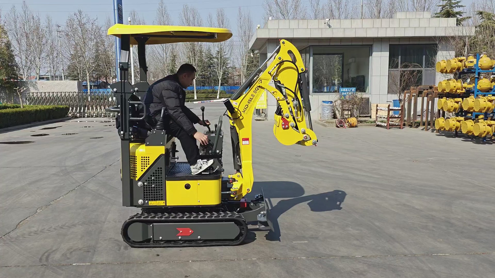 2025 Mid-Isle Equip M12 1.4 Ton Mini Excavator ReDesigned