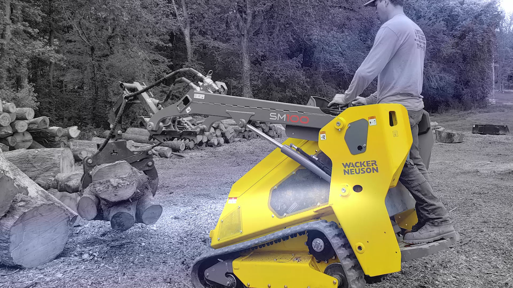 2026 Wacker Neuson Sm100 Mini Skid Steer Loader Demo